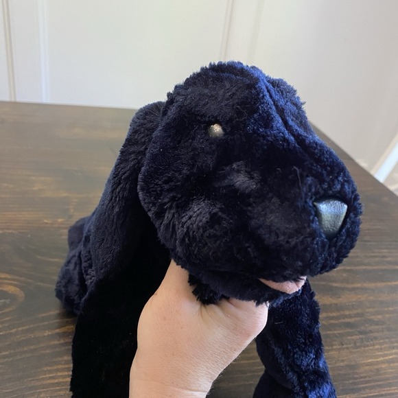 Folkmanis Puppet Black Labrador‎ 15" very soft - Picture 2 of 10